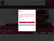 Tablet Screenshot of jeffreynissanoffers.com